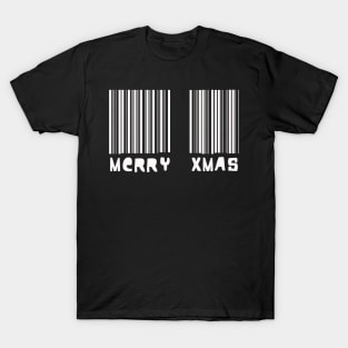 Merry Xmas Barcoded design! (Merry Christmas) T-Shirt